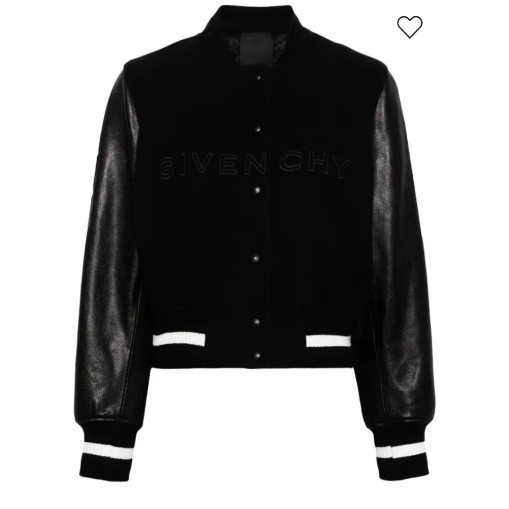 GIVENCHY press stud bomber jacket